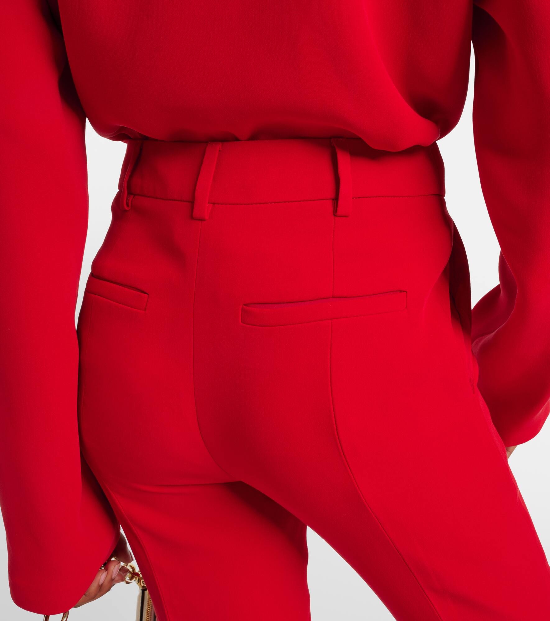 Cady Couture silk straight pants - 6