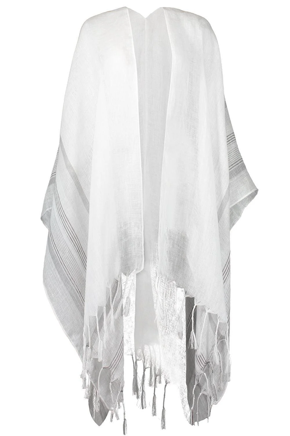 Long Lurex Poncho - 1