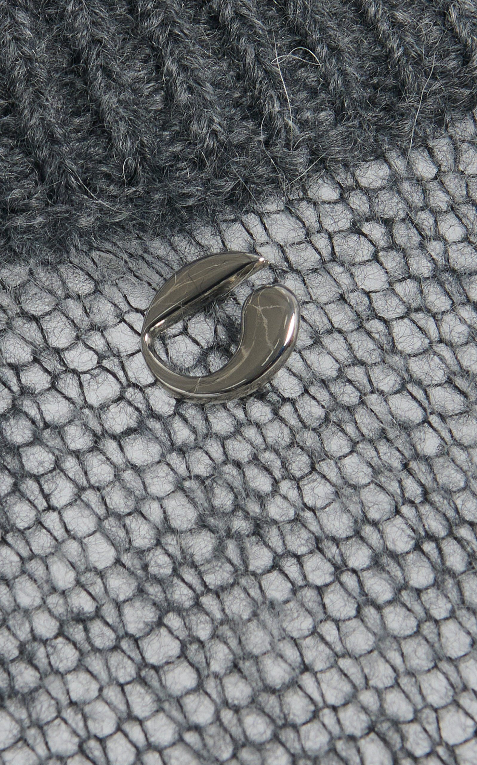 Multi Layer Pullover Wool Dress grey - 5