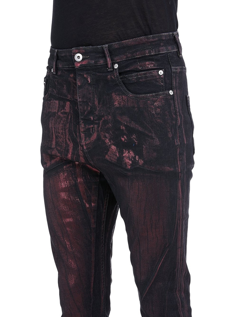 metallic print jeans 4