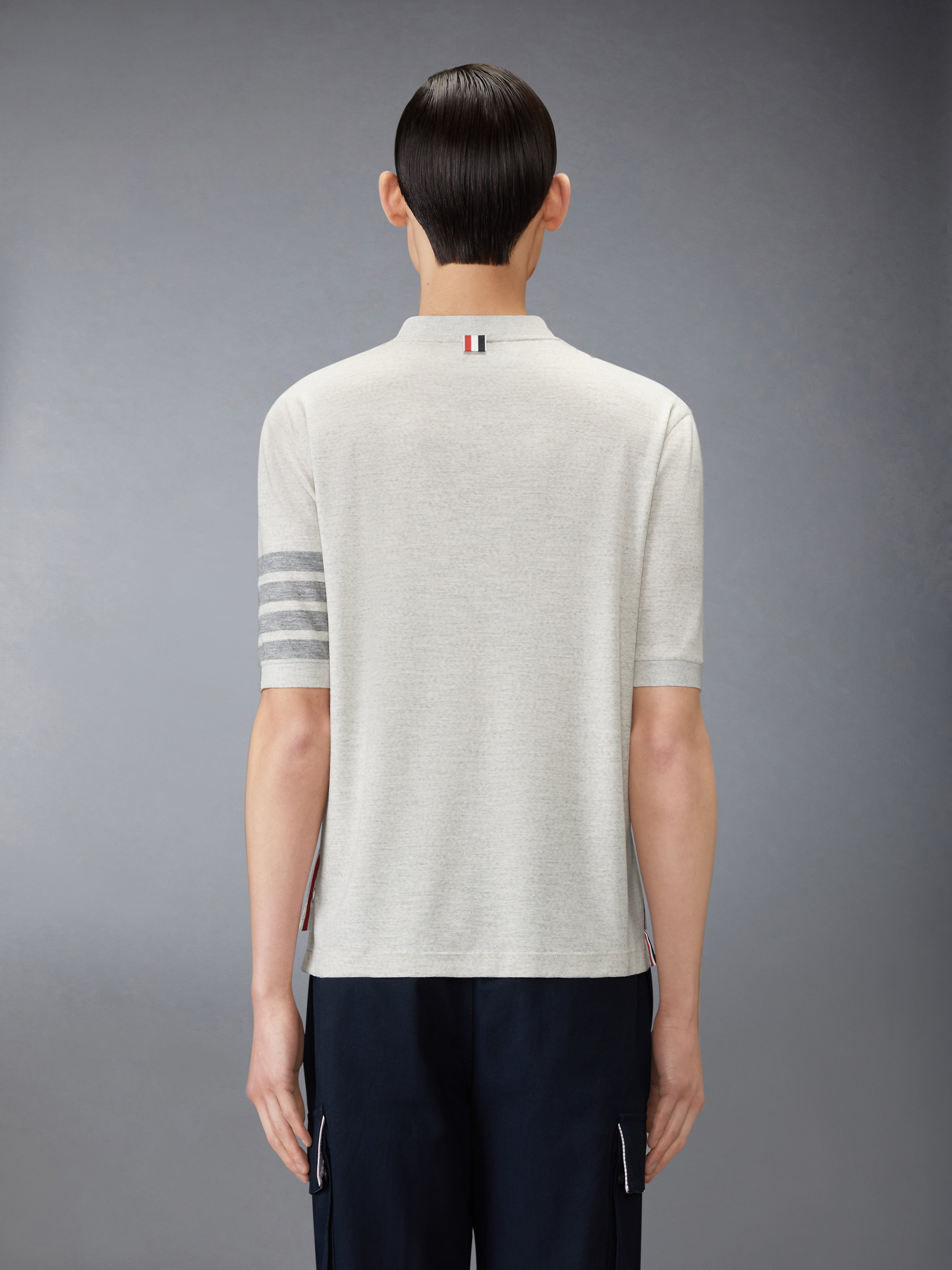 WOOL JERSEY 4-BAR TEE - 3