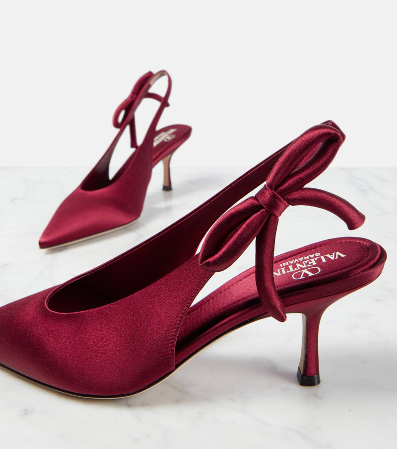 Nite-Out 70 satin slingback pumps 6