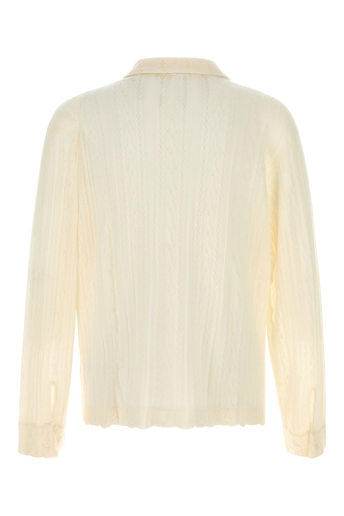 Ivory wool Riku shirt - 2