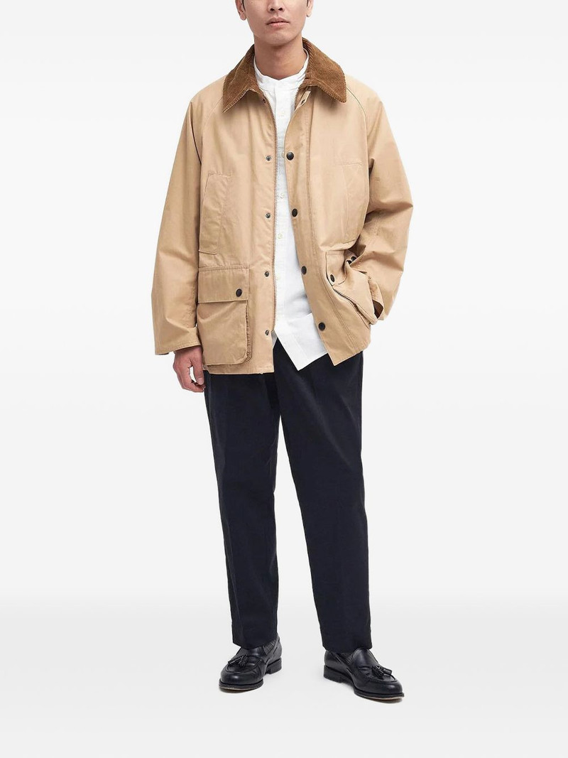 Barbour corduroy-collar jacket outlook
