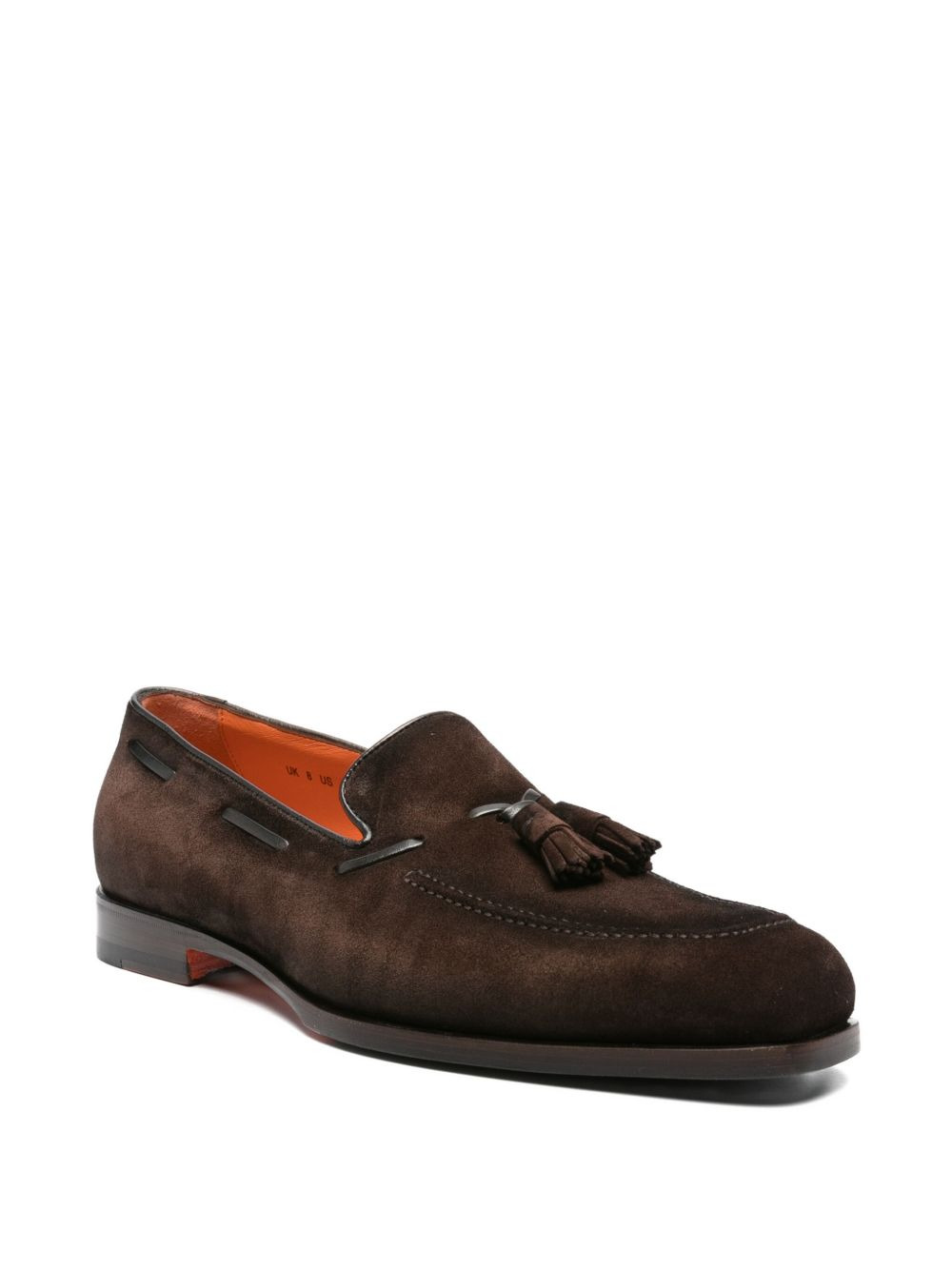 tassel-detail suede boat shoes - 2