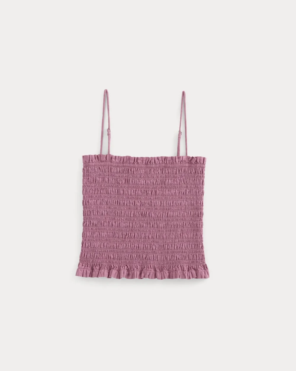 GAUZE SMOCKED CAMI - 1