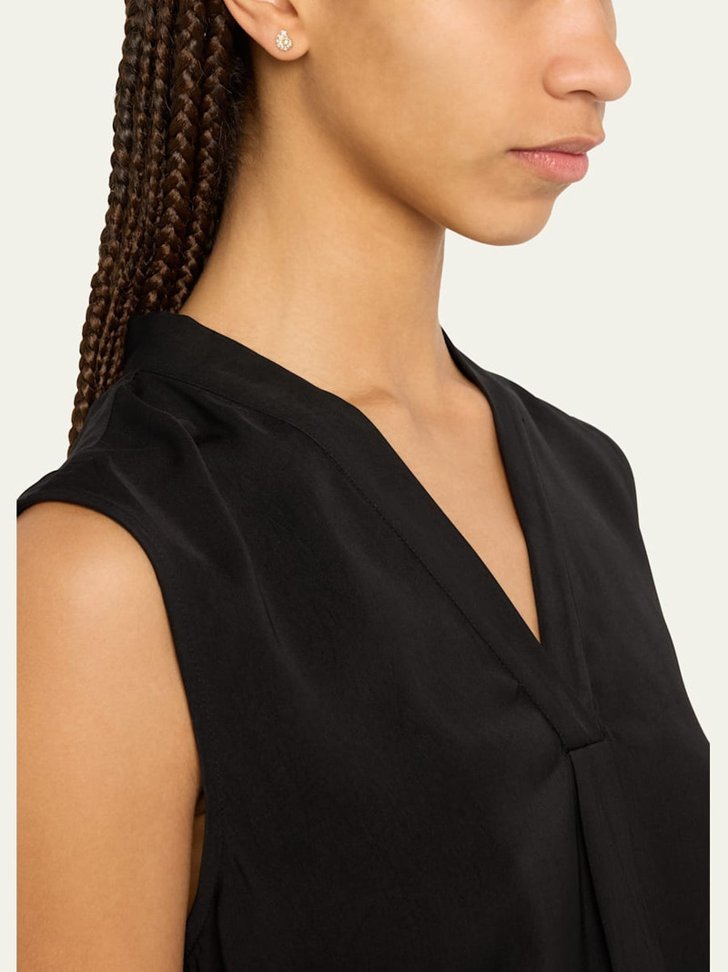 SYDNEY EVAN 14k Yellow Gold Nautilus Shell Stud Earrings With Diamonds outlook