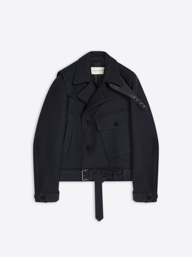 SHORT WOOL TRENCH COAT 1