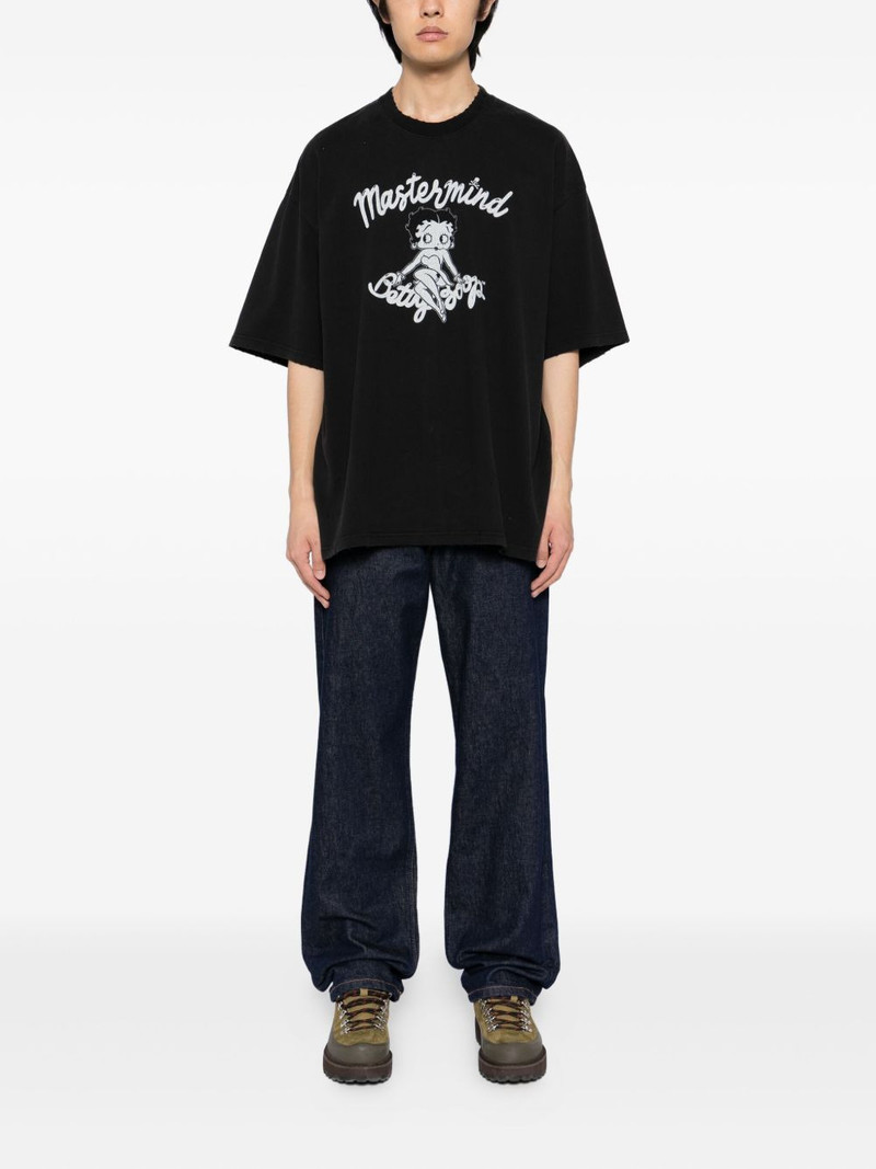 MASTERMIND WORLD x Betty Boop logo-print T-shirt outlook