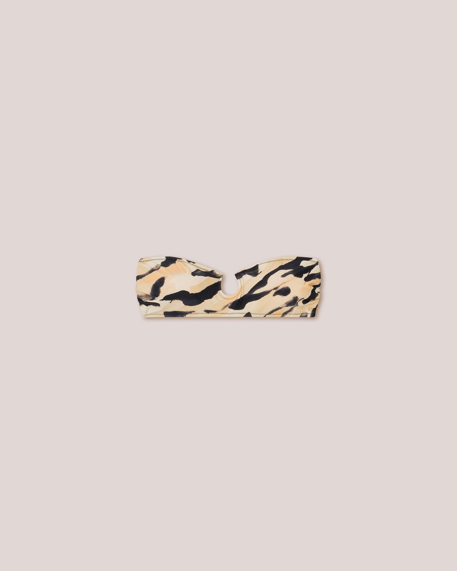 MAHY - Round front wire bandeau - Animal print - 1