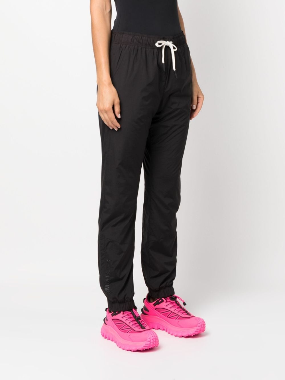 logo-print drawstring track pants - 3