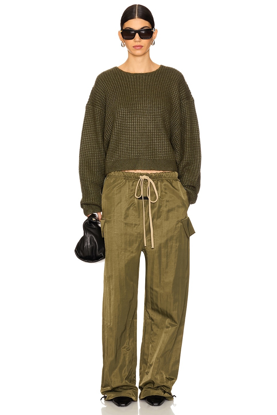 Cropped Crewneck Sweatshirt - 4