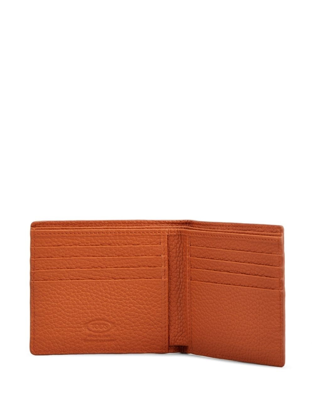 logo-plaque bi-fold leather wallet - 3