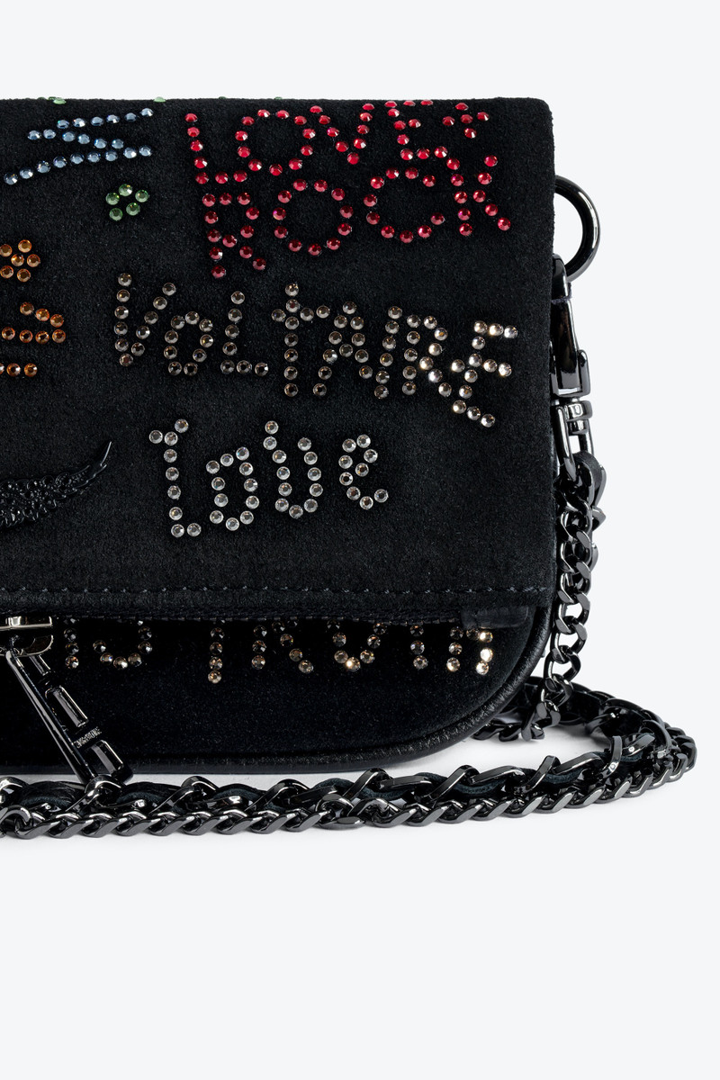 Rock Nano Tag Diamanté Clutch 5