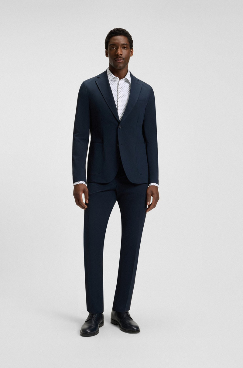 BOSS SLIM-FIT SHIRT IN ITALIAN-MADE PERFORMANCE-STRETCH FABRIC outlook