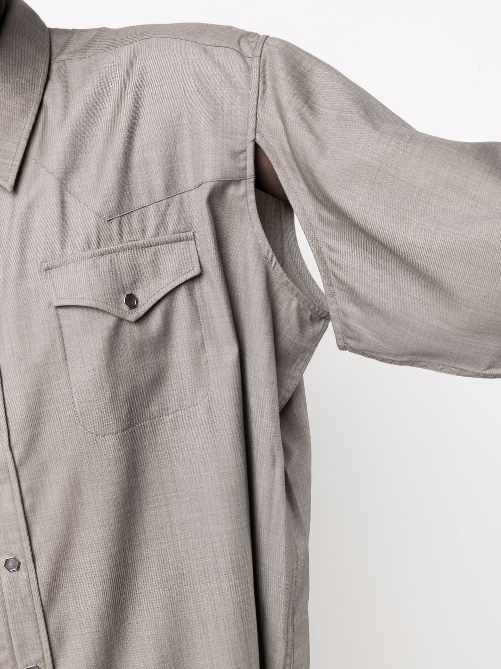 ranch-cut longsleeved shirt - 5