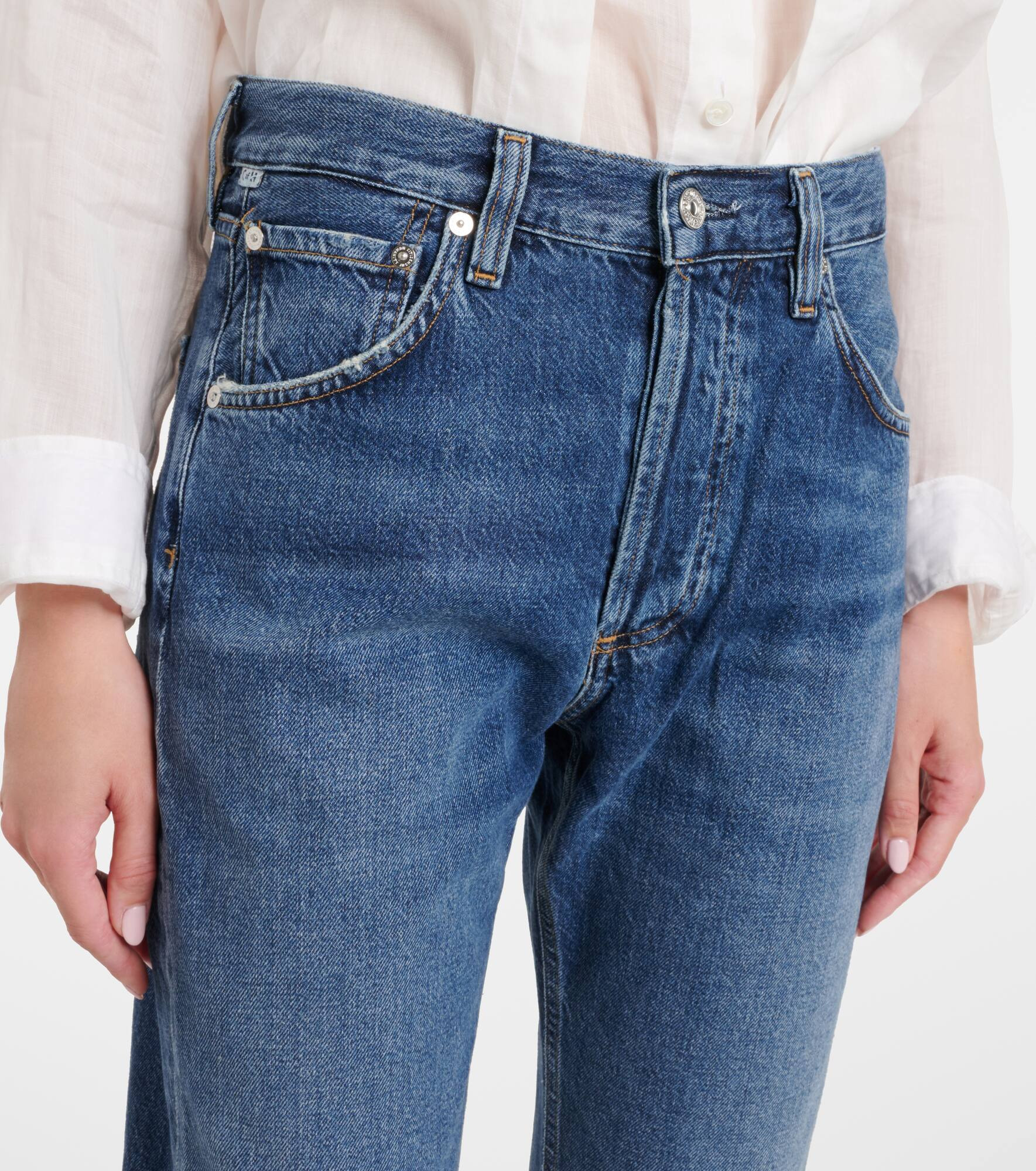 Winslow mid-rise straight jeans - 4
