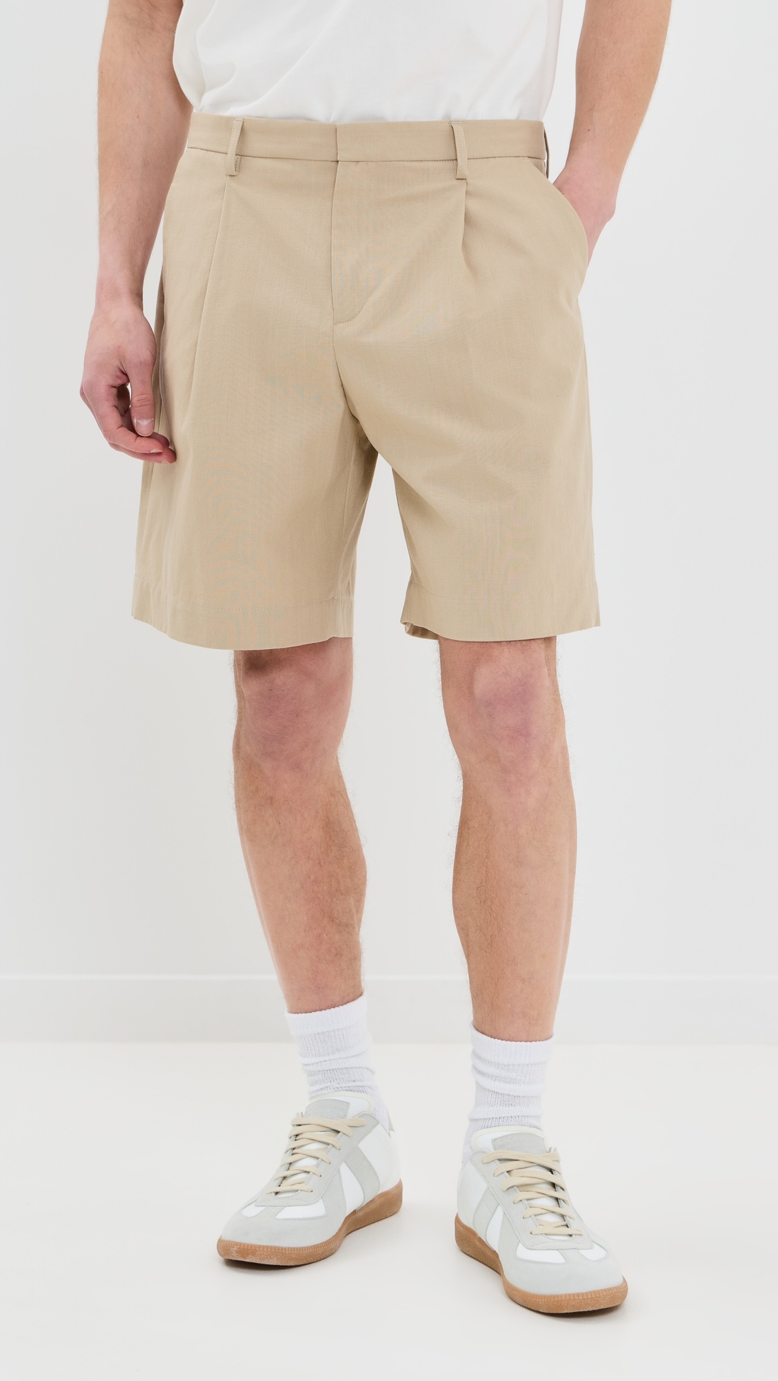 Crew Pleated Shorts 8" - 1