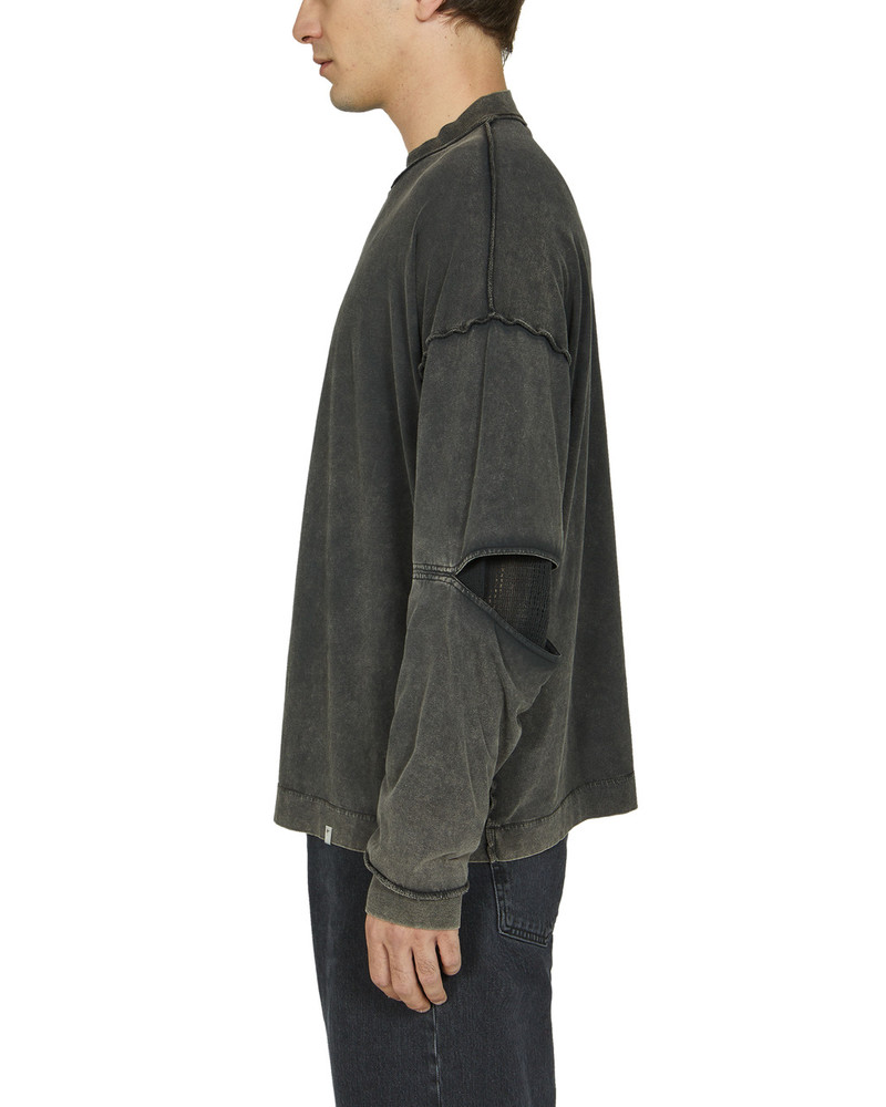 CUT-OUT ELBOW LONGSLEEVE TEE WITH LOGO 4