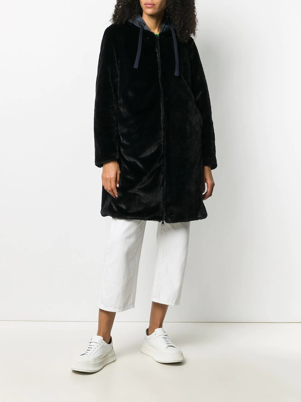 hooded parka coat - 6