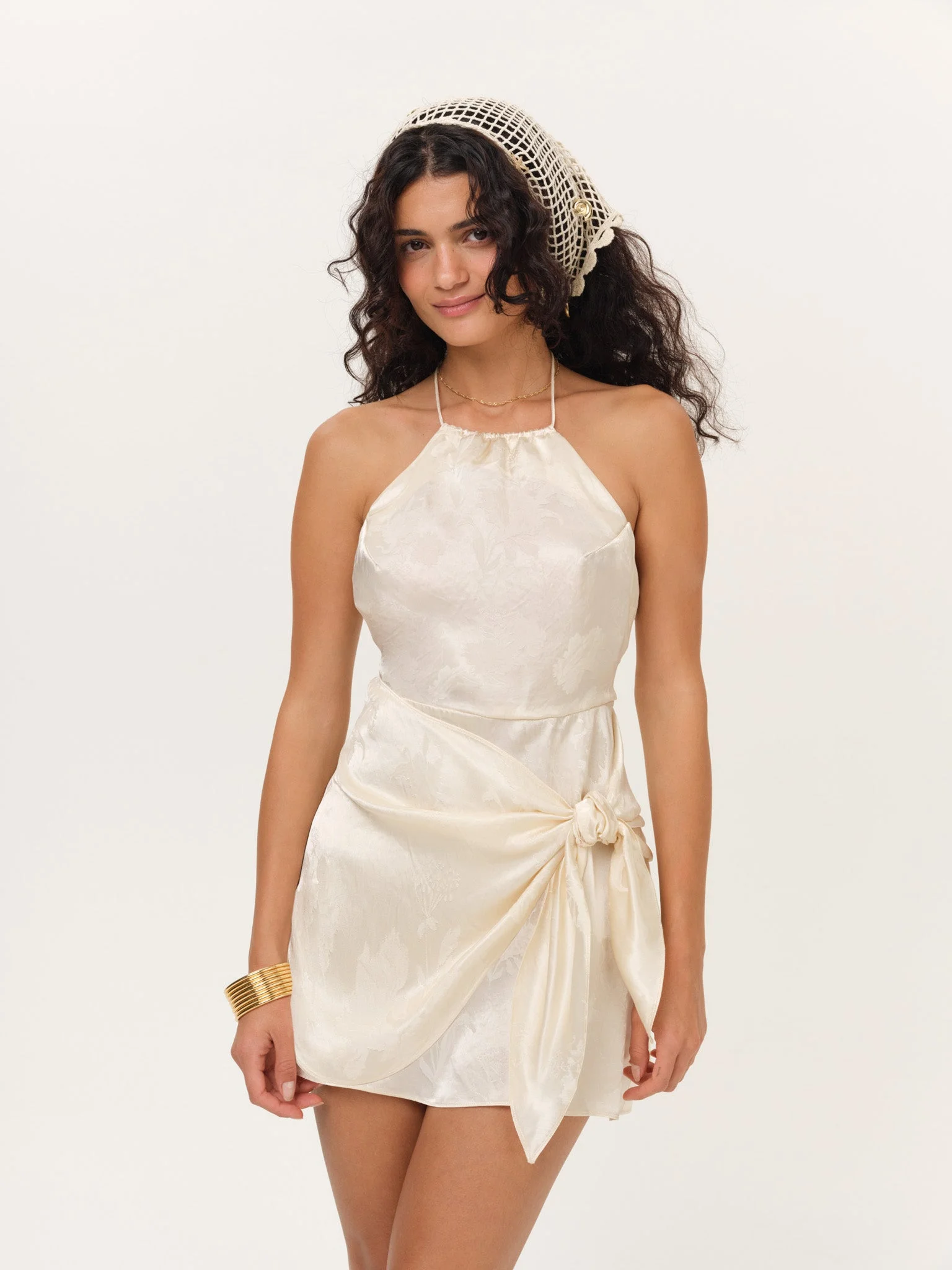 Adrift Wrap Mini Dress - 1