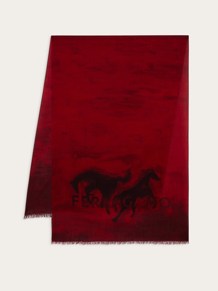 MUSTANG PRINT STOLE - 1