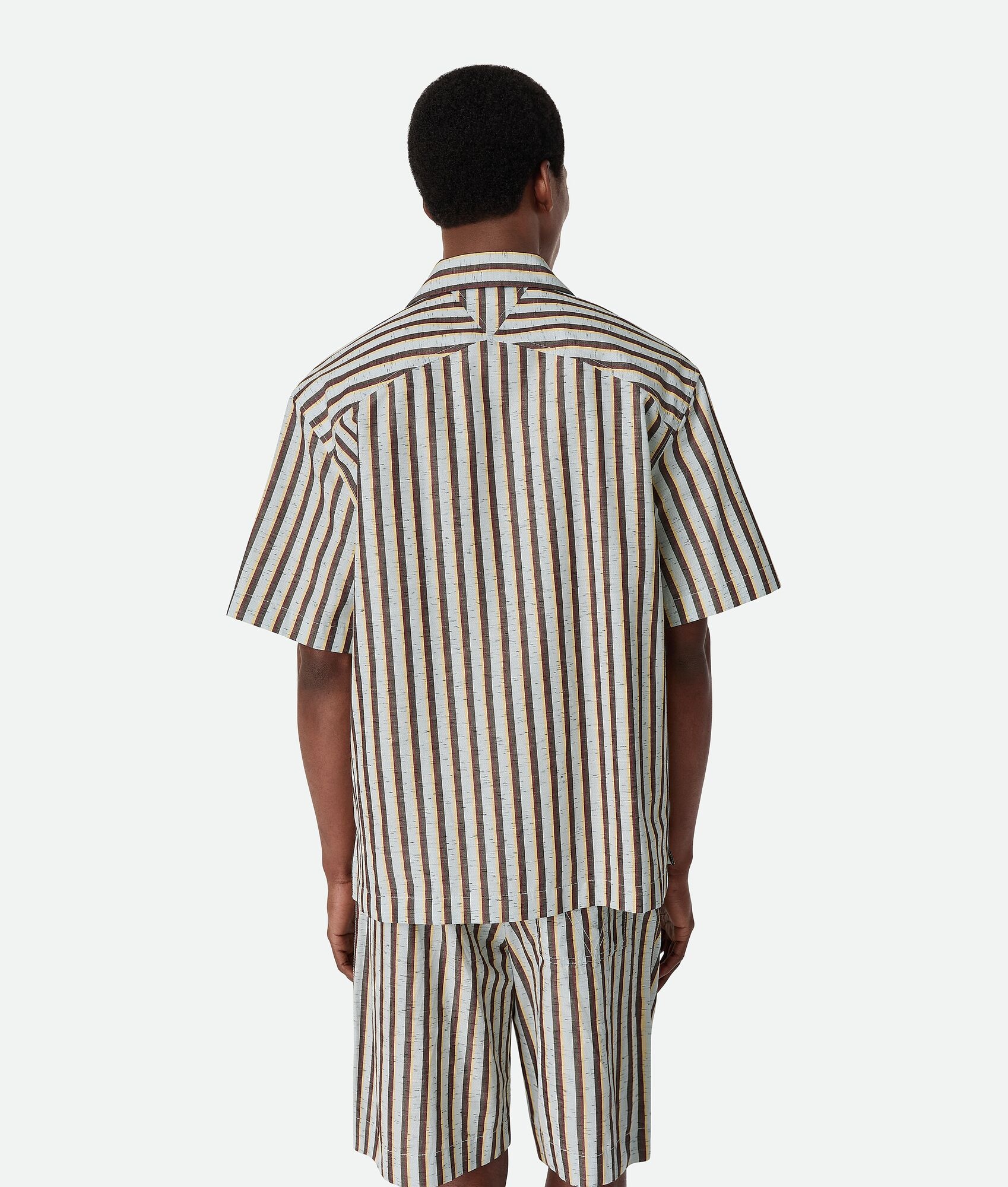 Stripe Cotton And Linen Shirt - 3
