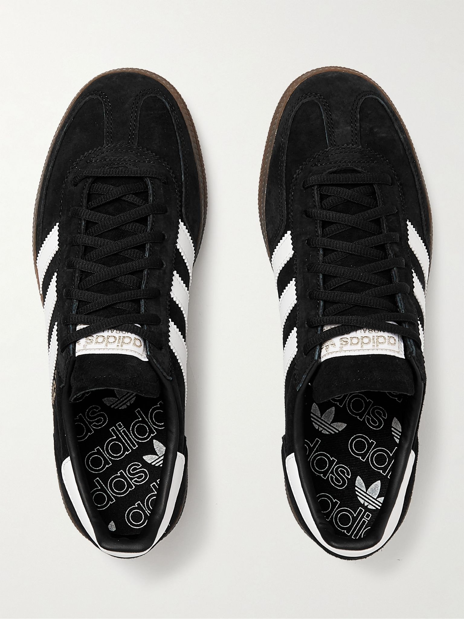 Handball Spezial Suede and Leather Sneakers Black - 7