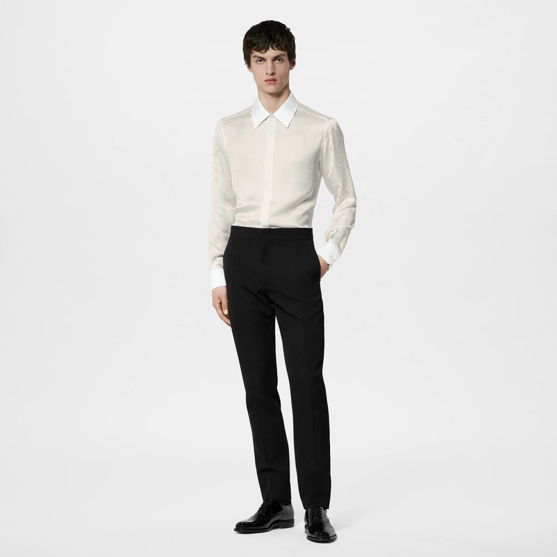 Louis Vuitton Wool Tuxedo Cigarette Pants outlook