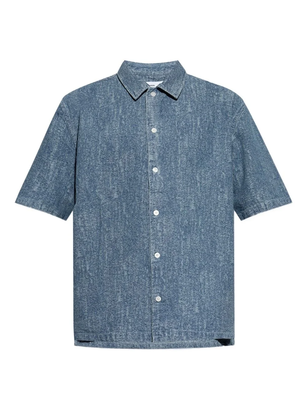 washed denim shirt - 1
