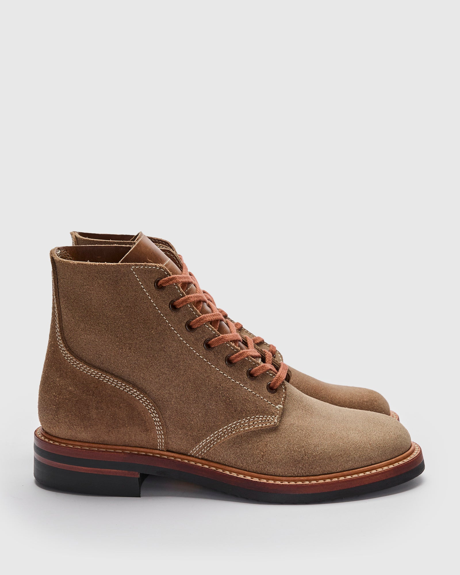 M-43 Service Shoe Boot in Horween Chromexcel Natural Roughout - 3