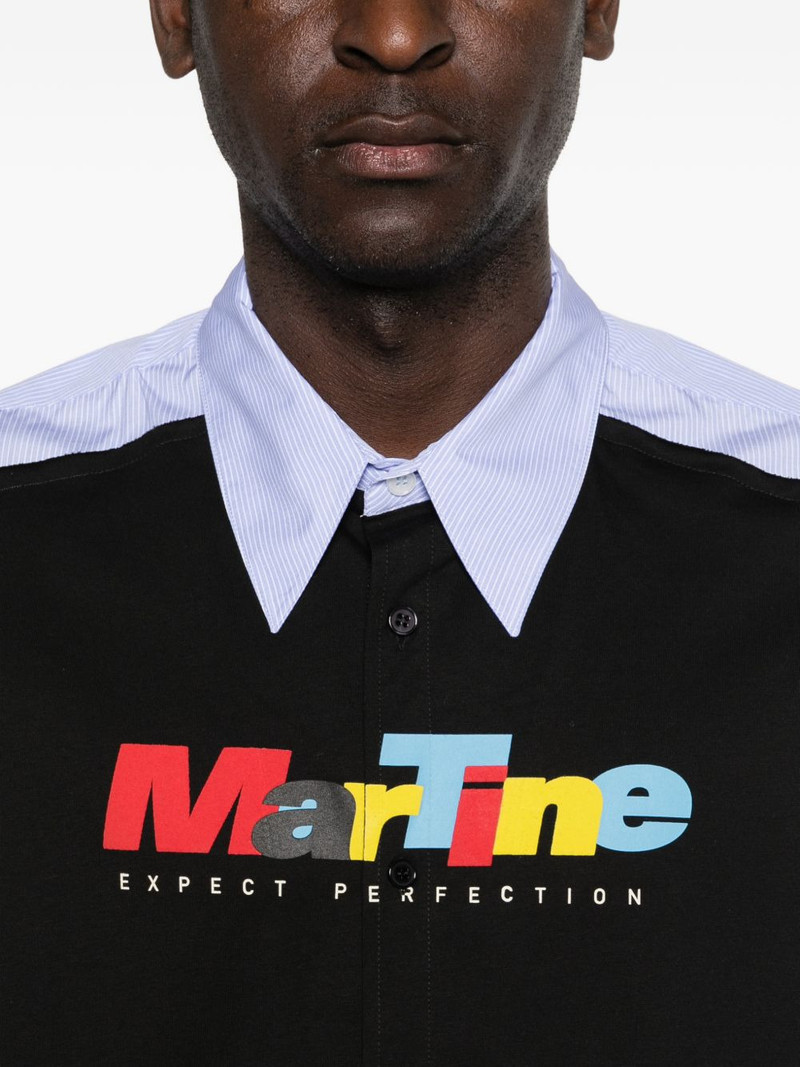 stripe logo polo shirt 5