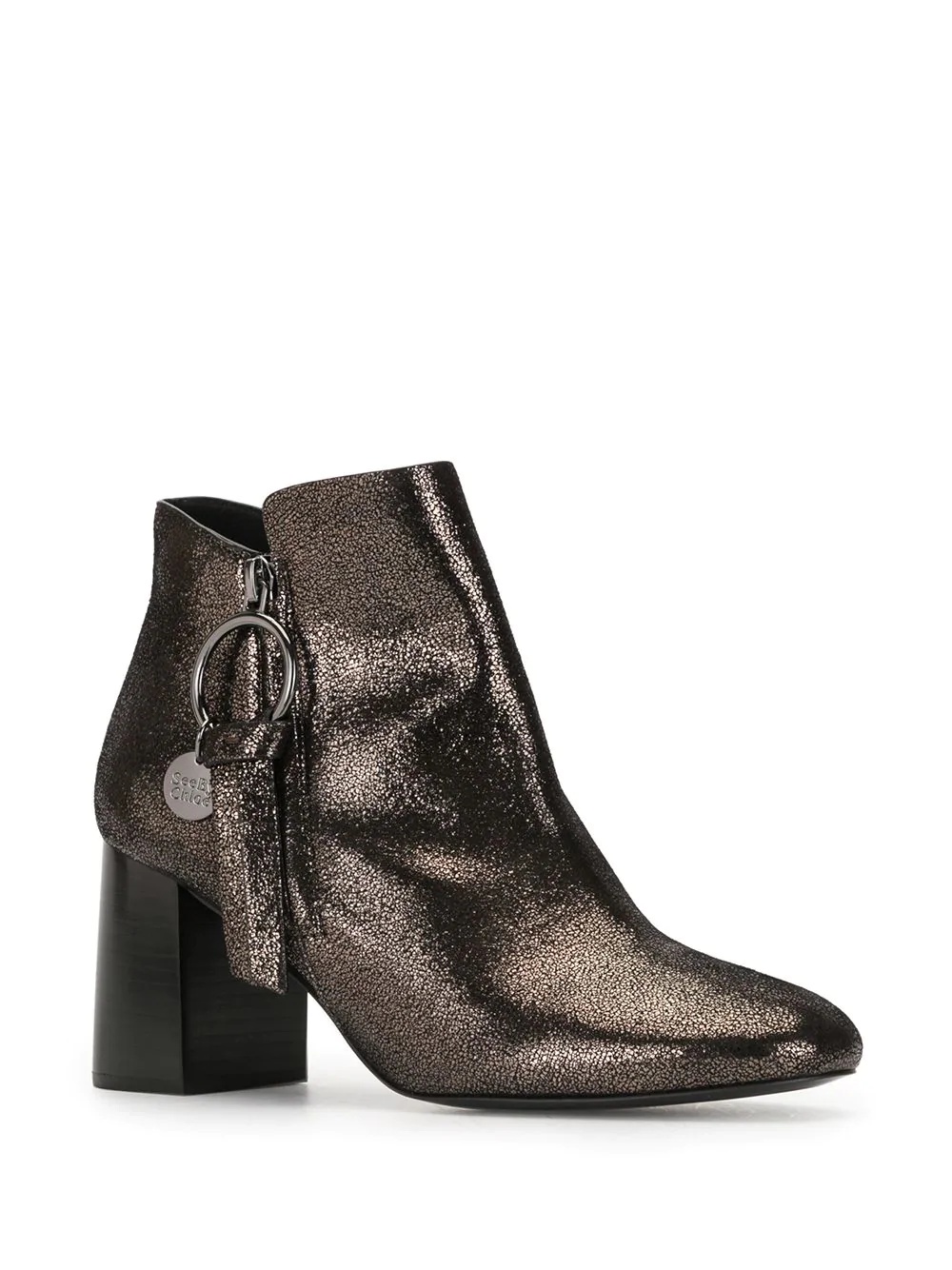 metallic ankle boots - 2