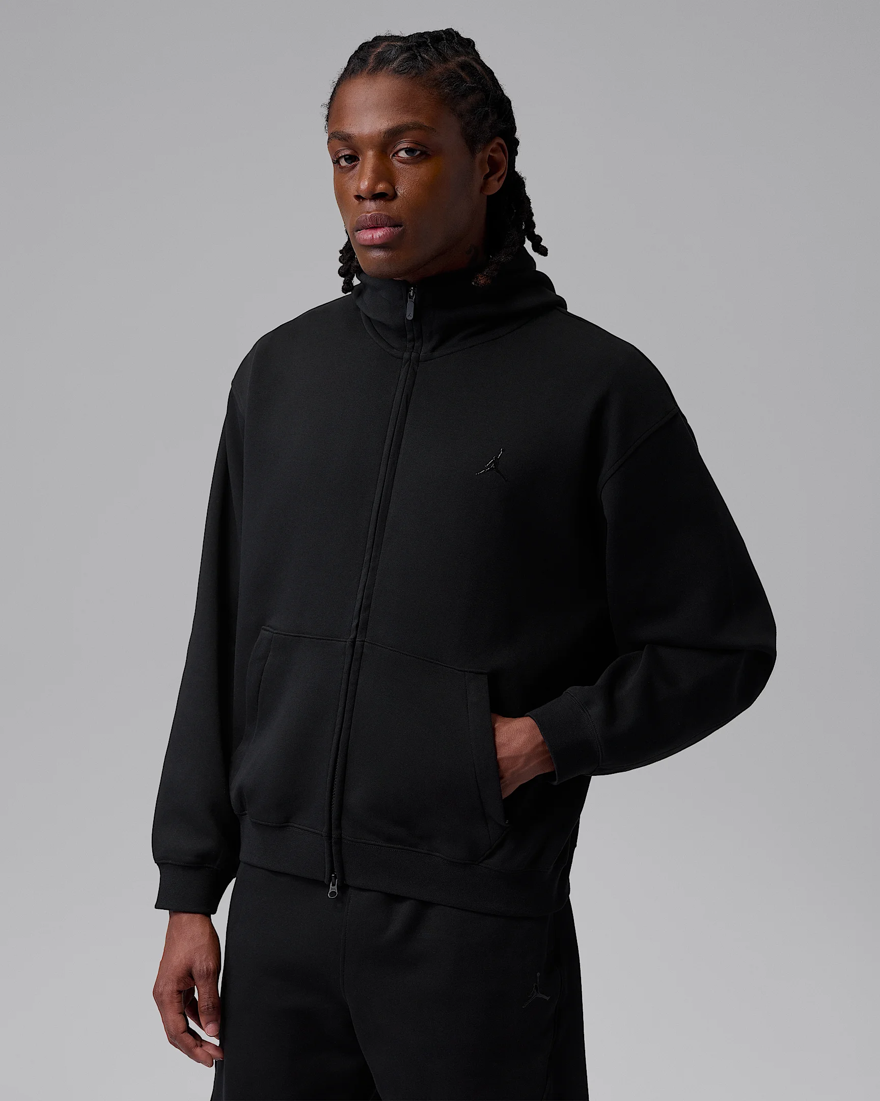 Jordan Sport Hoop Fleece Men's Dri-FIT Full-Zip Hoodie - 1