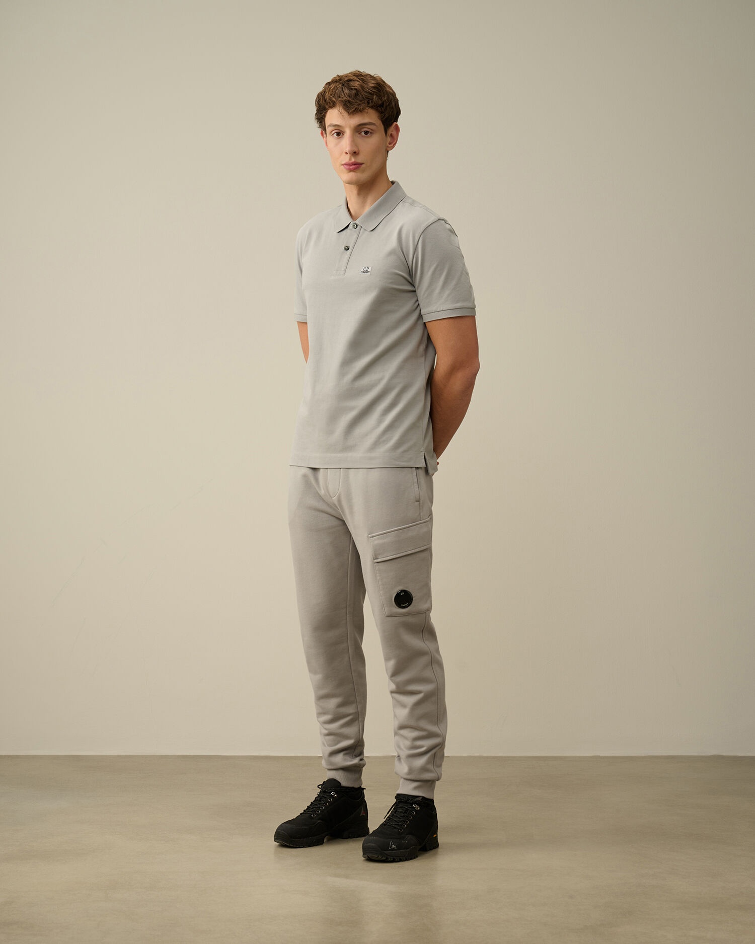 Diagonal Raised Fleece Cargo Sweatpants - 5