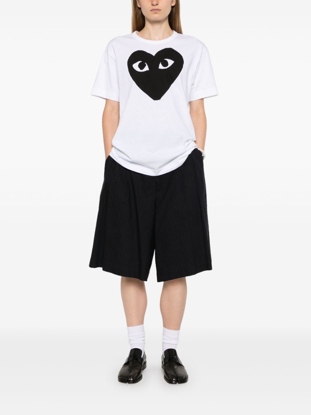 heart-print T-shirt - 2
