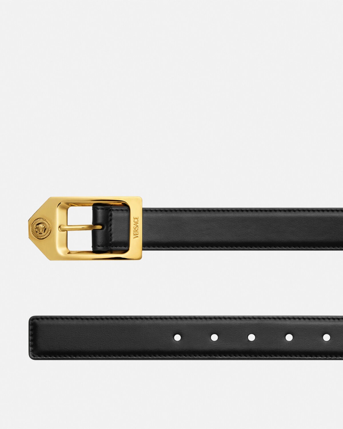 Medusa Biggie Leather Belt 1.2" - 2