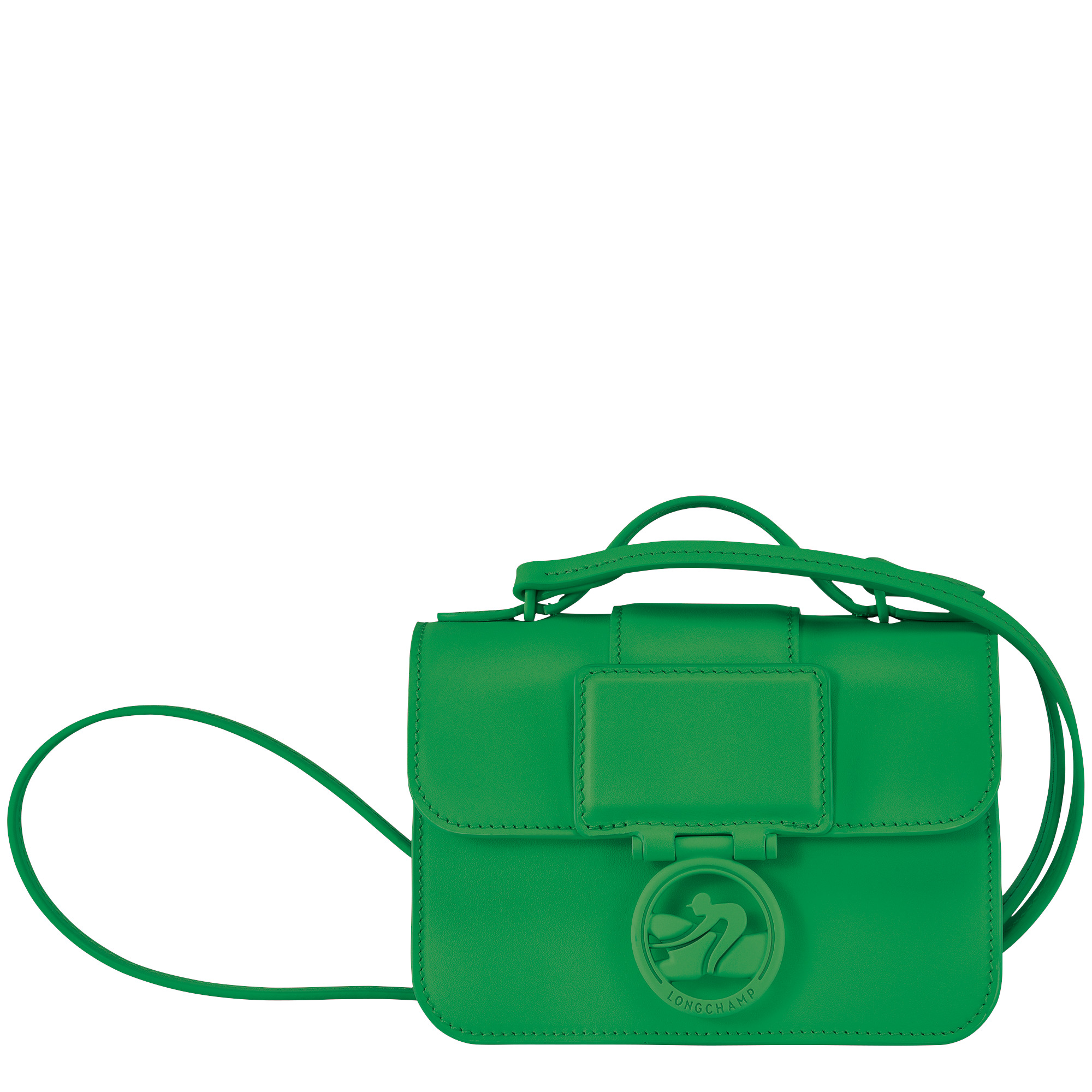 Box-Trot XS Crossbody bag Lawn - Leather - 1