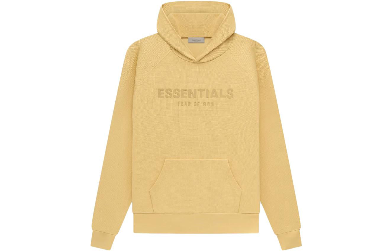 Fear of God Essentials SS23 Waffle Raglan Hoodie 'Light Tuscan' FOG-SS23-033 - 2