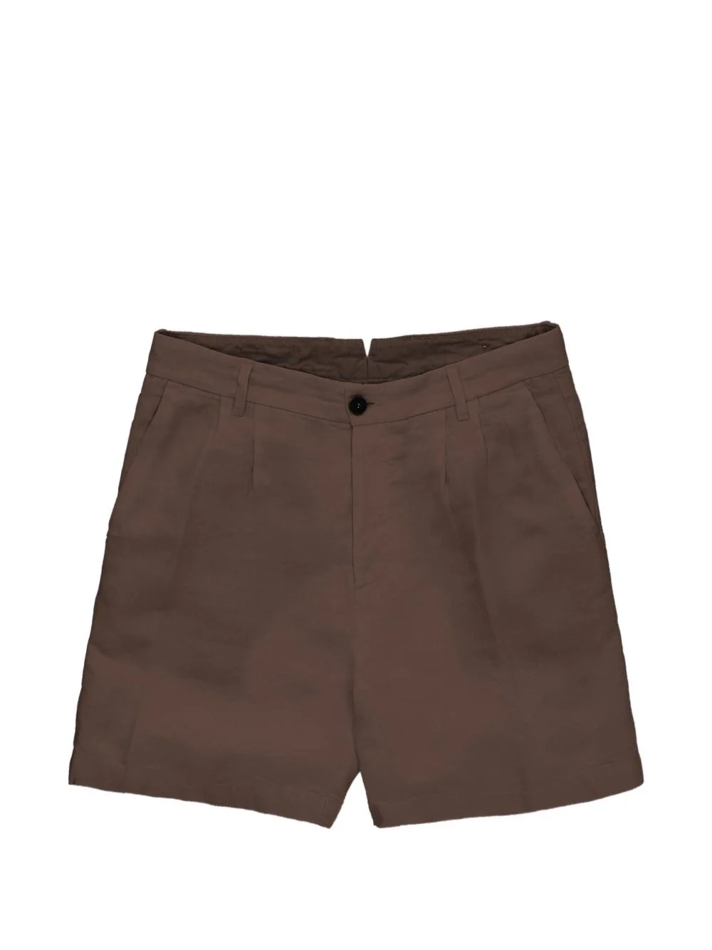 pleated bermuda shorts - 1