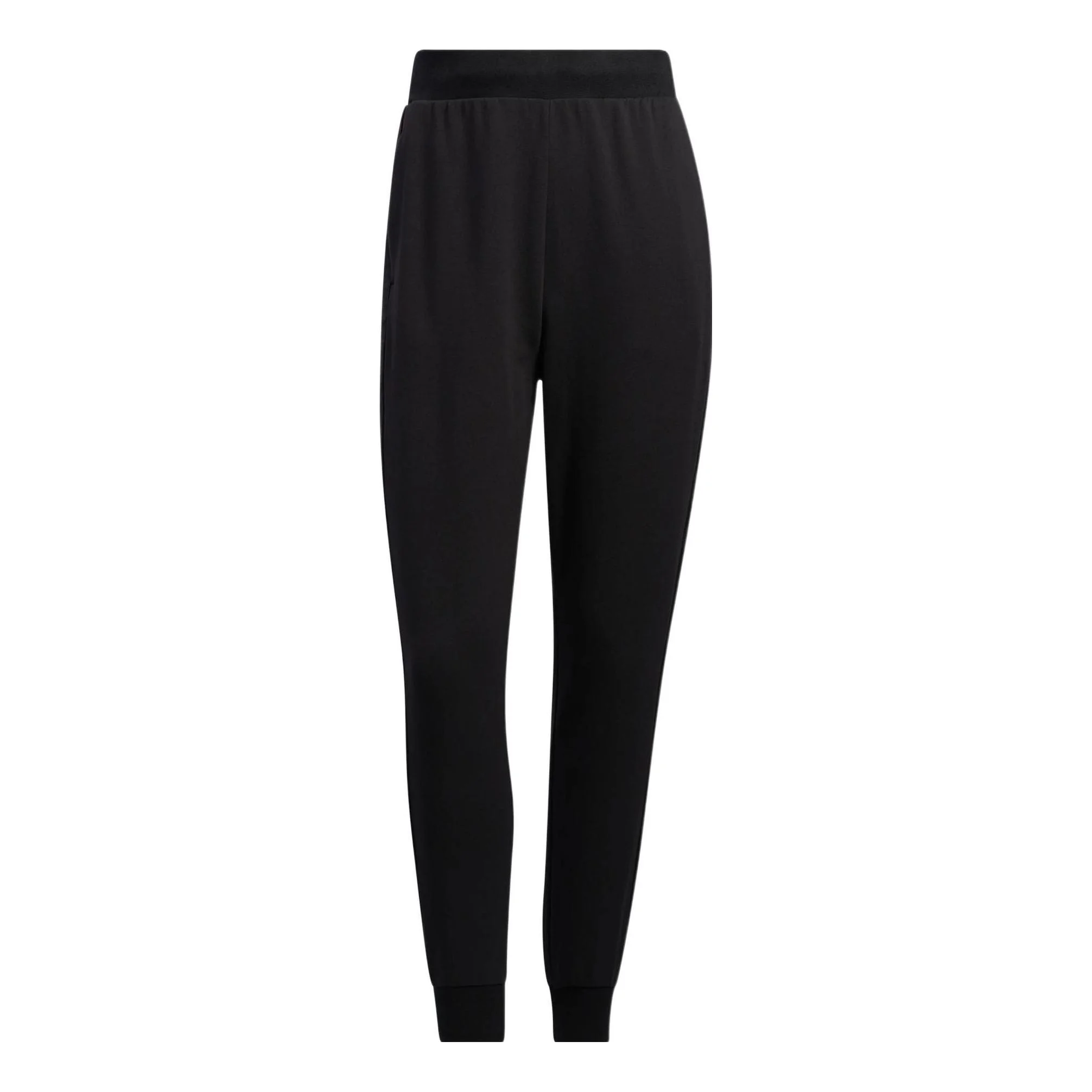 (WMNS) adidas Must Haves 3-Stripes French Terry Pants Asia Sizing 'Black' HM7067 - 1