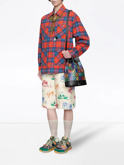 GUCCI x Disney Mickey Mouse and Minnie print shorts outlook