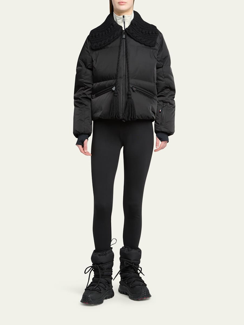 Moncler Grenoble Furtschella Down Bomber Jacket with Detachable Collar outlook