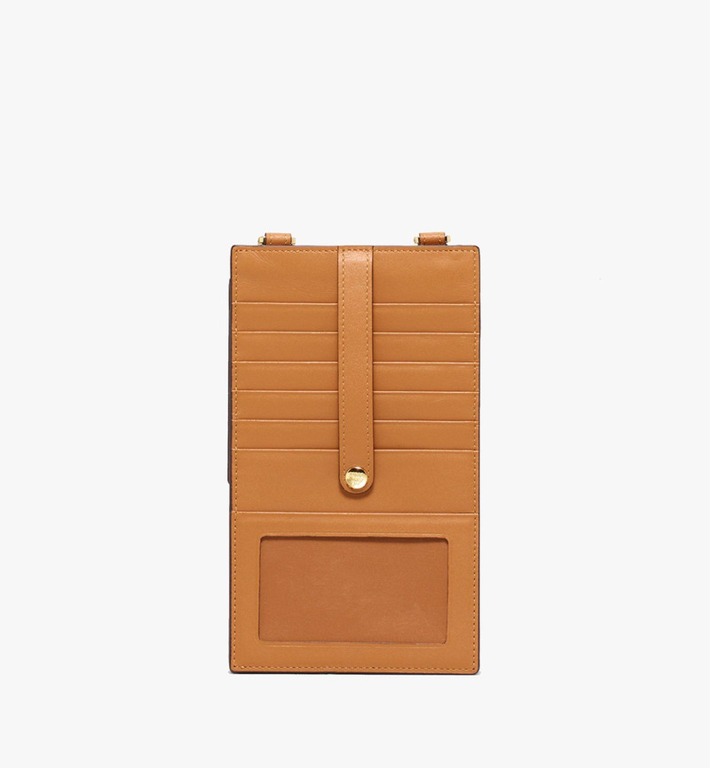 MCM Crossbody Phone Case in Visetos outlook