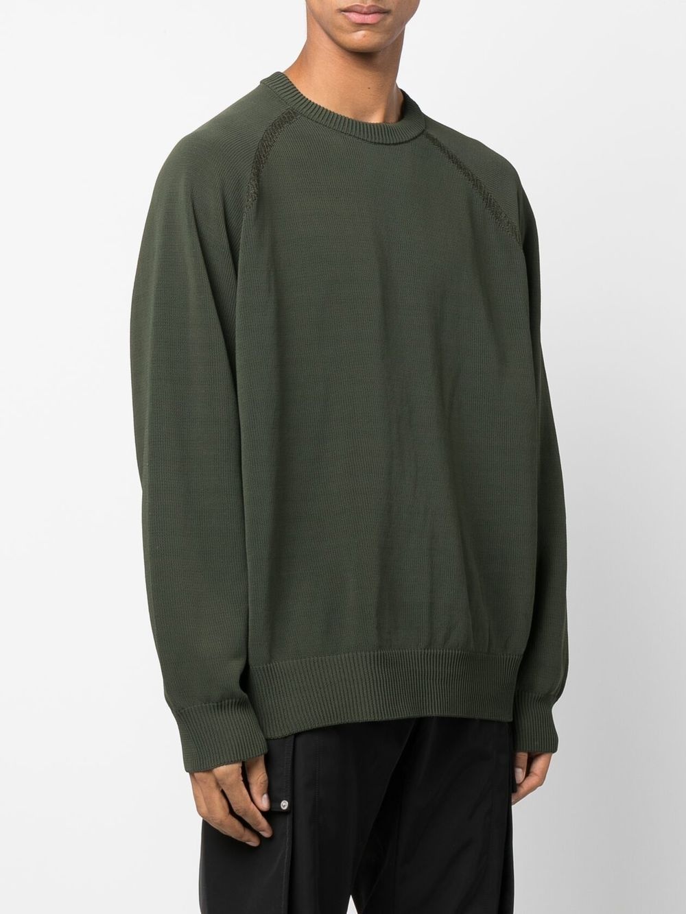 crew-neck long-sleeve jumper - 4