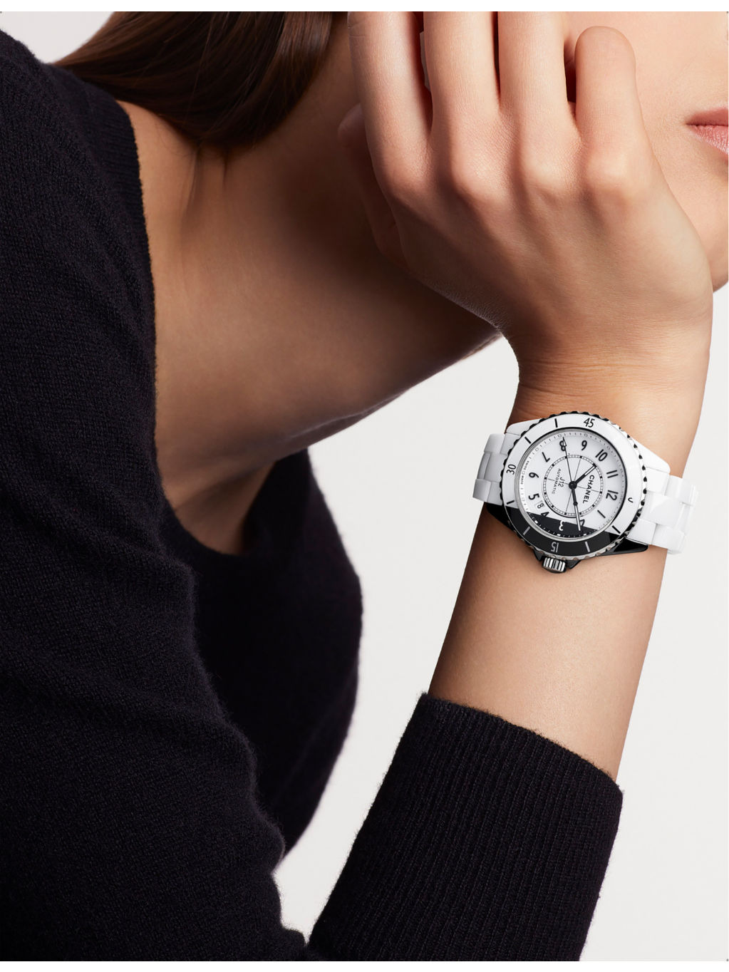 J12 Paradoxe steel and ceramic automatic watch - 3