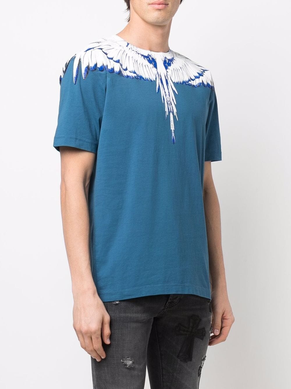 ICON WINGS REGULAR T-SHIRT PETROL BLUE - 3