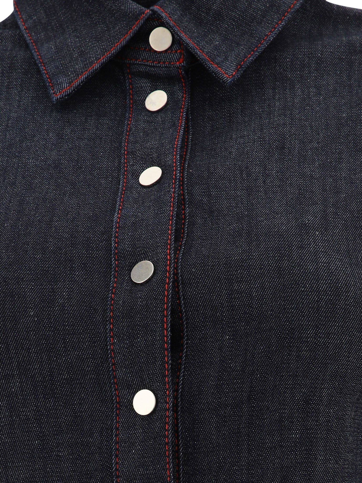 Alaïa Denim Shirt Dress - 3