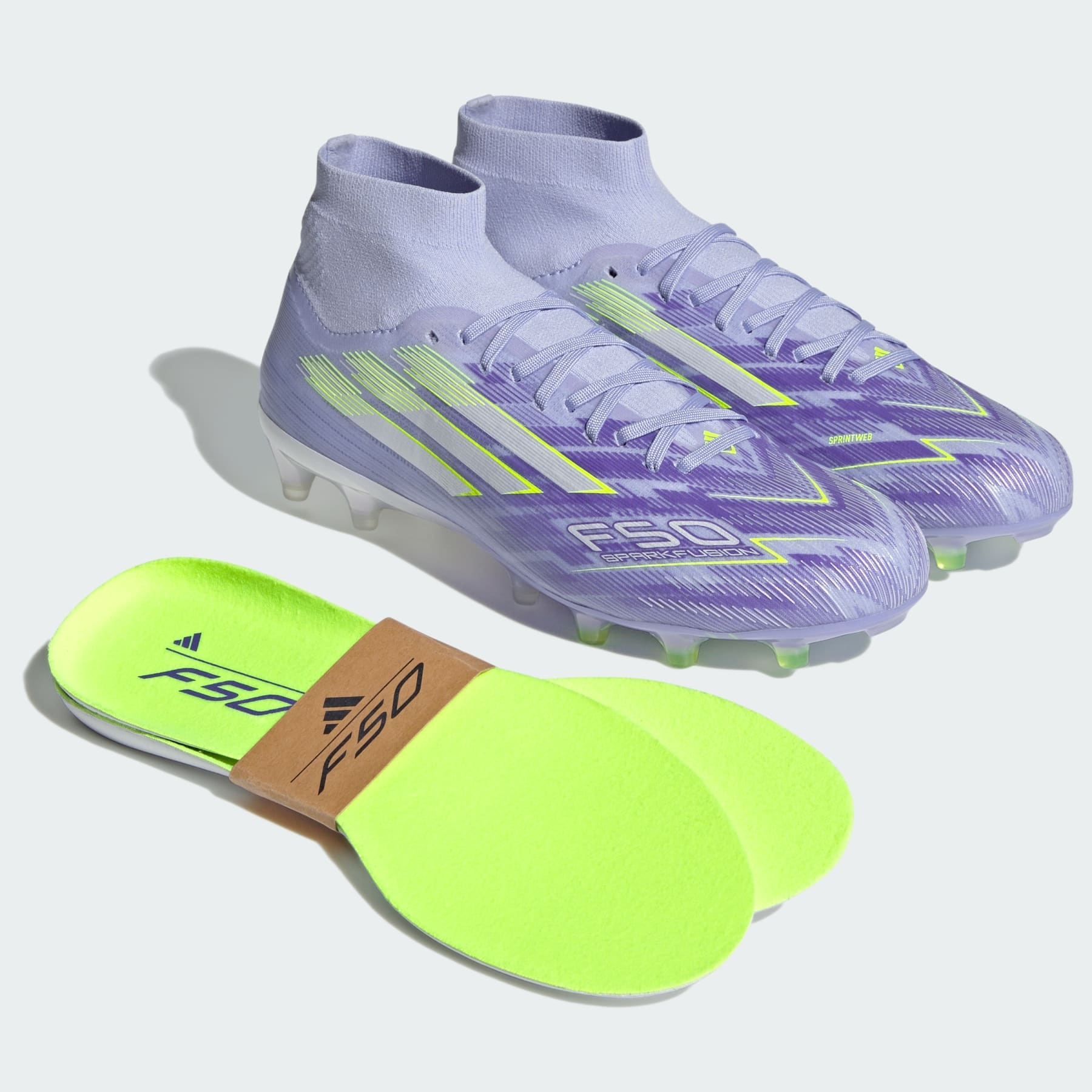 F50 Sparkfusion Pro Firm Ground/Artificial Grass Cleats - 9