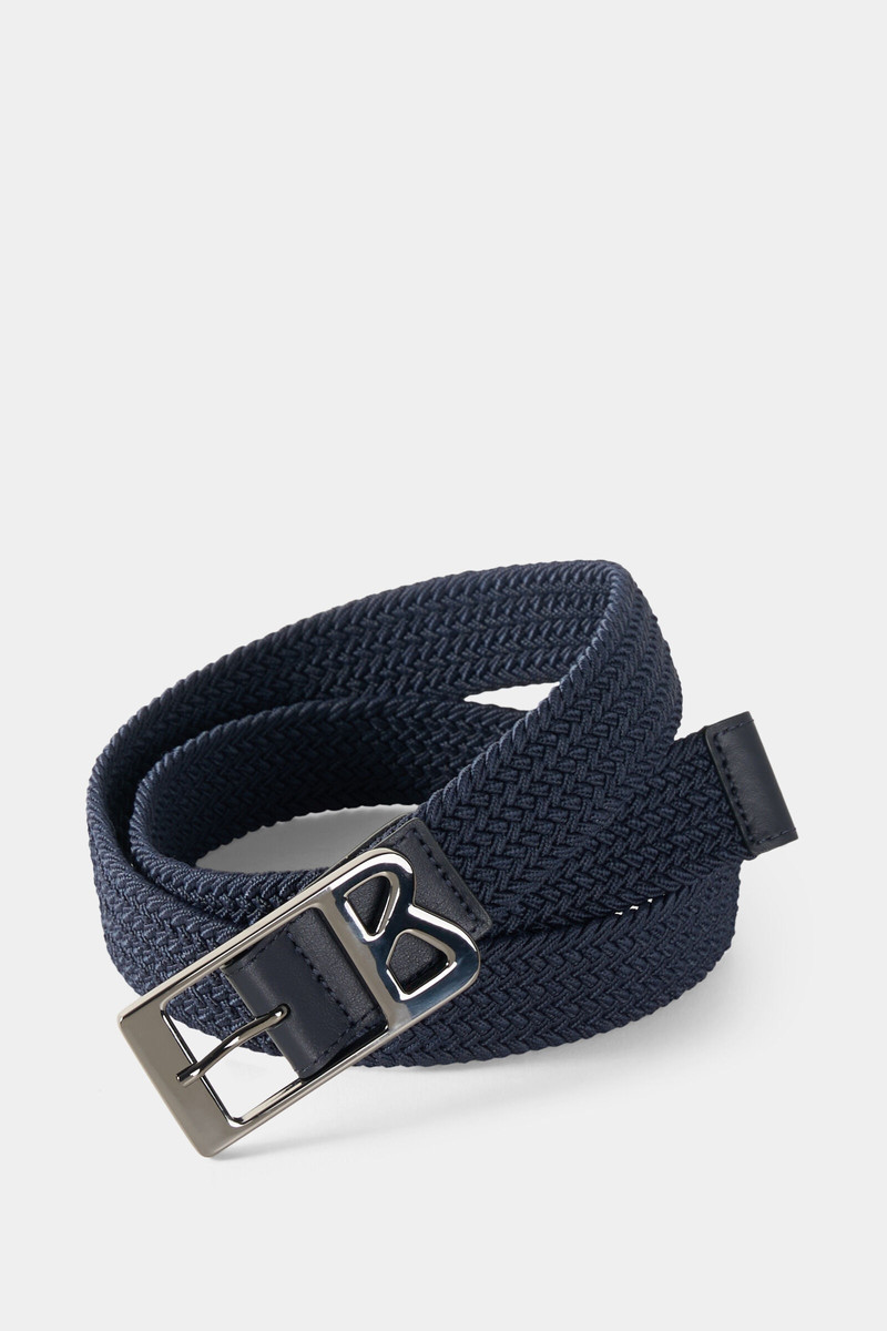 BOGNER Braided belt Melly in Navy blue outlook